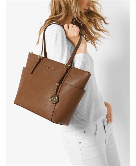 michael kors jet set east west medium tote|jet set top zip tote.